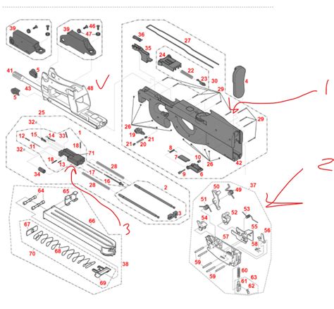 might be willing to let you have it, have pic, email me. . Ps90 parts diagram